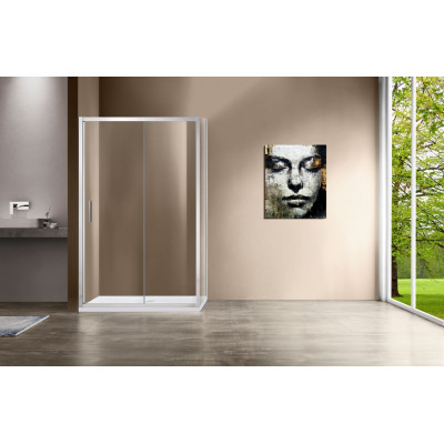 Душевой уголок Vincea Garda 140х80 VSR-1G8014CL профиль Хром стекло прозрачное Душевой уголок Vincea Garda 140х80 VSR-1G8014CL профиль Хром стекло прозрачное