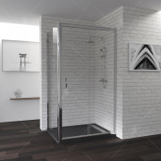 Душевой уголок RGW Passage PA-45 90x120 профиль Хром стекло прозрачное