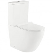 Унитаз компакт BelBagno Sfera-R BB2141CPR без бачка и сиденья