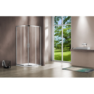 Душевой уголок Vincea Garda 100x100 VSQ-1G100CL профиль Хром стекло прозрачное Душевой уголок Vincea Garda 100x100 VSQ-1G100CL профиль Хром стекло прозрачное