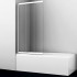 Шторка на ванну WasserKRAFT Main 100x140 41S02-100WS профиль Серебристый стекло прозрачное с покрытием WasserSchutz Шторка на ванну WasserKRAFT Main 100x140 41S02-100WS профиль Серебристый стекло прозрачное с покрытием WasserSchutz