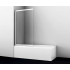 Шторка на ванну WasserKRAFT Main 100x140 41S02-100WS профиль Серебристый стекло прозрачное с покрытием WasserSchutz Шторка на ванну WasserKRAFT Main 100x140 41S02-100WS профиль Серебристый стекло прозрачное с покрытием WasserSchutz