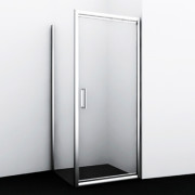 Душевой уголок WasserKRAFT Salm 80x100 27I17 Хром Прозрачный