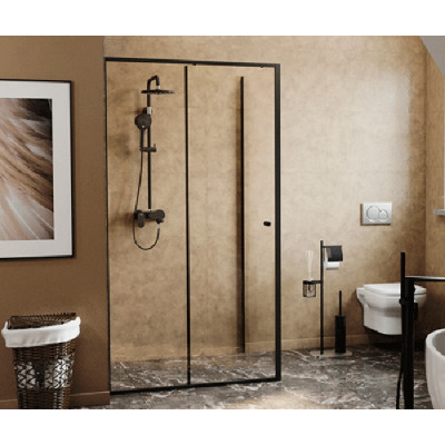 Душевой уголок WasserKRAFT Dill 110x100 61S16 профиль Черный стекло прозрачное Душевой уголок WasserKRAFT Dill 110x100 61S16 профиль Черный стекло прозрачное