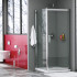 Душевой уголок WasserKRAFT Salm 80x100 27I29 Хром Прозрачный Душевой уголок WasserKRAFT Salm 80x100 27I29 Хром Прозрачный