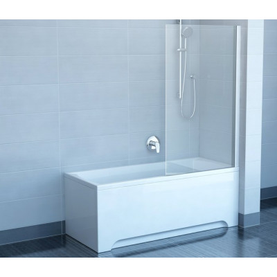 Шторка для ванны Ravak Chrome CVS1-80 L блестящая+стекло Transparent Шторка для ванны Ravak Chrome CVS1-80 L блестящая+стекло Transparent