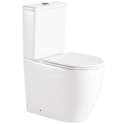 Унитаз компакт BelBagno Etna BB2157CPR без бачка и сиденья