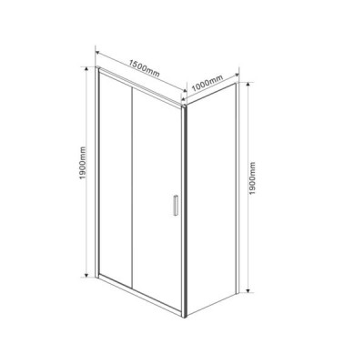 Душевой уголок Vincea Garda 150х100 VSR-1G1015CL профиль Хром стекло прозрачное Душевой уголок Vincea Garda 150х100 VSR-1G1015CL профиль Хром стекло прозрачное