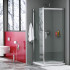 Душевой уголок WasserKRAFT Salm 100x100 27I19 Хром Прозрачный Душевой уголок WasserKRAFT Salm 100x100 27I19 Хром Прозрачный