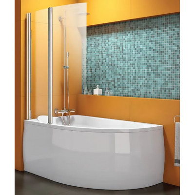 Шторка для ванны Kolpa San Sole TP 102 Хром Шторка для ванны Kolpa San Sole TP 102 Хром