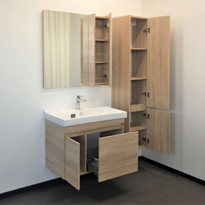 Тумба с раковиной Comforty Тромсе 80 дуб сонома (раковина Fest 80) Тумба с раковиной Comforty Тромсе 80 дуб сонома (раковина Fest 80)