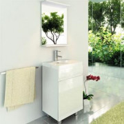Комплект мебели Comforty Астра 50 белый глянец (раковина Ringo50 F01)