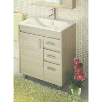 Тумба с раковиной Comforty Марио 75 сосна лоредо (раковина Quadro 75) Тумба с раковиной Comforty Марио 75 сосна лоредо (раковина Quadro 75)
