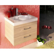 Тумба с раковиной Comforty Ницца 60 сосна лоредо (раковина Next 60)