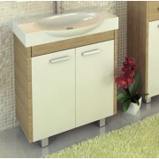 Тумба с раковиной Comforty Лион 76 сосна лоредо (раковина Infinity 76)