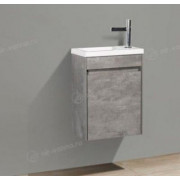 Тумба с раковиной BelBagno Stile Moderno Pietra Mini 46 R Stucco Cemento
