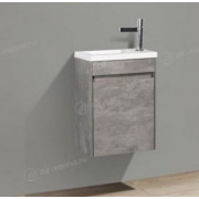 Тумба с раковиной BelBagno Stile Moderno Pietra Mini 40 L Stucco Cemento