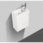 Тумба с раковиной BelBagno Stile Moderno Pietra Mini 40 L Bianco Lucido