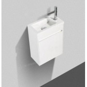 Тумба с раковиной BelBagno Stile Moderno Pietra Mini 46 R Bianco Lucido