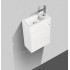 Тумба с раковиной BelBagno Stile Moderno Pietra Mini 46 R Bianco Lucido Тумба с раковиной BelBagno Stile Moderno Pietra Mini 46 R Bianco Lucido