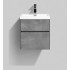 Тумба с раковиной BelBagno Stile Moderno Pietra Mini 50 с асимметричными ящиками Stucco Cemento Тумба с раковиной BelBagno Stile Moderno Pietra Mini 50 с асимметричными ящиками Stucco Cemento