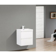 Тумба с раковиной BelBagno Stile Moderno Pietra Mini 50 Bianco Lucido