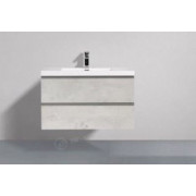Тумба с раковиной BelBagno Stile Moderno Luce 90 Stucco Cemento Leggero