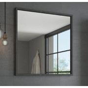 Зеркало Comforty Бредфорд 75 черный глянец