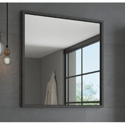 Зеркало Comforty Бредфорд 75 черный глянец Зеркало Comforty Бредфорд 75 черный глянец