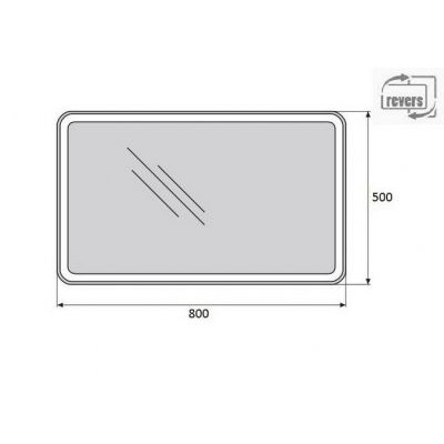 Зеркало BelBagno Stile Moderno SPC-MAR-500-800-LED-BTN 50*80 с Led подсветкой и кнопочным выключателем Зеркало BelBagno Stile Moderno SPC-MAR-500-800-LED-BTN 50*80 с Led подсветкой и кнопочным выключателем