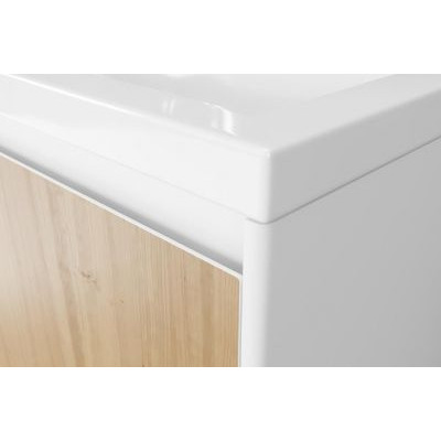 Комплект мебели Velvex Klaufs 50 белый/шатанэ напольный Комплект мебели Velvex Klaufs 50 белый/шатанэ напольный