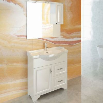 Зеркало-шкаф Comforty Севилья 85 слоновая кость R Зеркало-шкаф Comforty Севилья 85 слоновая кость R
