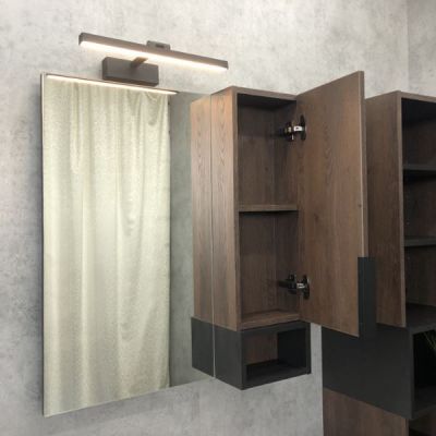 Зеркало-шкаф Comforty Франкфурт 75 дуб шоколадно-коричневый R Зеркало-шкаф Comforty Франкфурт 75 дуб шоколадно-коричневый R