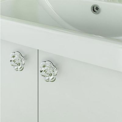 Комплект мебели Comforty Флоренция 70 белый глянец, зеркало (раковина Comforty 703) Комплект мебели Comforty Флоренция 70 белый глянец, зеркало (раковина Comforty 703)