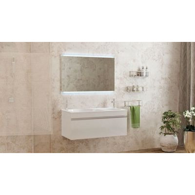 Комплект мебели Velvex Otto 100 белый глянец Комплект мебели Velvex Otto 100 белый глянец