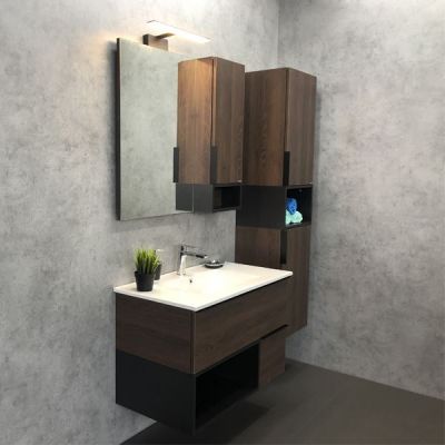 Тумба с раковиной Comforty Франкфурт 75 дуб шоколадно-коричневый (раковина Comforty 75E) Тумба с раковиной Comforty Франкфурт 75 дуб шоколадно-коричневый (раковина Comforty 75E)