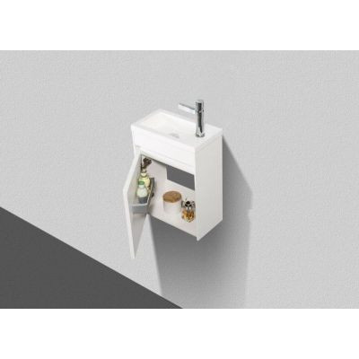 Тумба с раковиной BelBagno Stile Moderno Pietra Mini 40 L Bianco Lucido Тумба с раковиной BelBagno Stile Moderno Pietra Mini 40 L Bianco Lucido