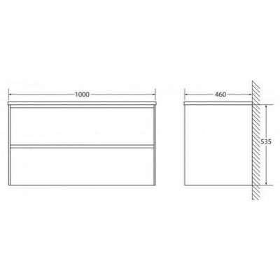 Тумба с раковиной BelBagno Stile Moderno Pietra 100 Stone со столешницей Тумба с раковиной BelBagno Stile Moderno Pietra 100 Stone со столешницей