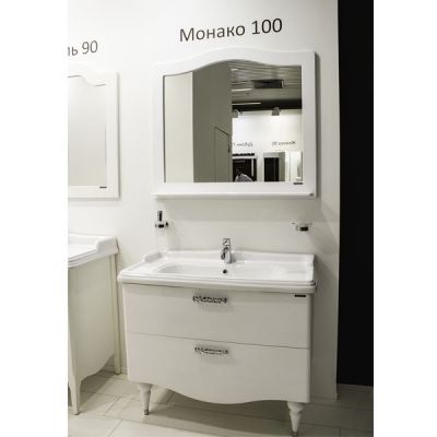 Комплект мебели Comforty Монако 100 белый глянец (раковина Comforty 3310) Комплект мебели Comforty Монако 100 белый глянец (раковина Comforty 3310)
