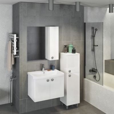Тумба с раковиной Comforty Флоренция 70 белый глянец (раковина Comforty 703) Тумба с раковиной Comforty Флоренция 70 белый глянец (раковина Comforty 703)