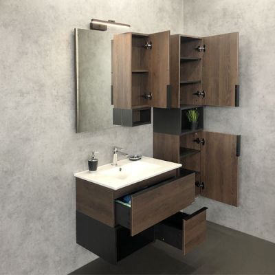 Тумба с раковиной Comforty Франкфурт 75 дуб шоколадно-коричневый (раковина Comforty 75E) Тумба с раковиной Comforty Франкфурт 75 дуб шоколадно-коричневый (раковина Comforty 75E)