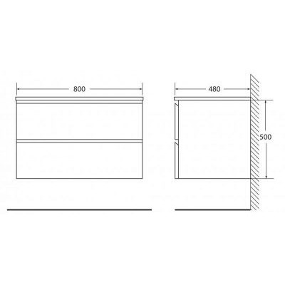 Тумба с раковиной BelBagno Stile Moderno Luce 80 Stucco Cemento Leggero Тумба с раковиной BelBagno Stile Moderno Luce 80 Stucco Cemento Leggero