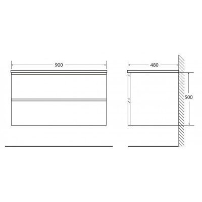 Тумба с раковиной BelBagno Stile Moderno Luce 90 Stucco Cemento Leggero Тумба с раковиной BelBagno Stile Moderno Luce 90 Stucco Cemento Leggero