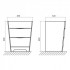 Тумба с раковиной BelBagno Stile Moderno Piramide 65 Bianco Lucido Тумба с раковиной BelBagno Stile Moderno Piramide 65 Bianco Lucido