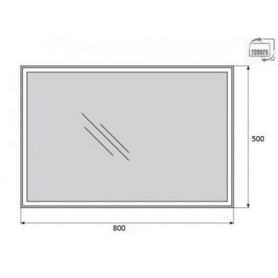 Зеркало BelBagno Stile Moderno SPC-GRT-500-800-LED-BTN 50*80 с Led подсветкой и кнопочным выключателем Зеркало BelBagno Stile Moderno SPC-GRT-500-800-LED-BTN 50*80 с Led подсветкой и кнопочным выключателем