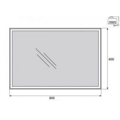 Зеркало BelBagno Stile Moderno SPC-GRT-600-800-LED-BTN 60*80 с Led подсветкой и кнопочным выключателем Зеркало BelBagno Stile Moderno SPC-GRT-600-800-LED-BTN 60*80 с Led подсветкой и кнопочным выключателем