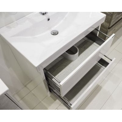 Комплект мебели Comforty Дублин 75 белый глянец (раковина Comforty 8057) Комплект мебели Comforty Дублин 75 белый глянец (раковина Comforty 8057)