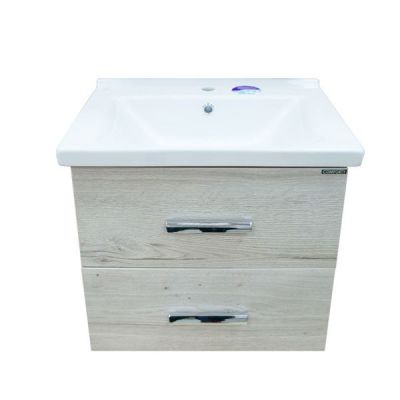 Комплект мебели Comforty Парма 60 дуб дымчатый (раковина Миранда 60) Комплект мебели Comforty Парма 60 дуб дымчатый (раковина Миранда 60)