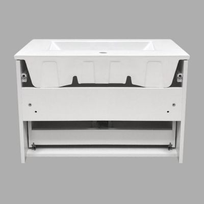 Тумба с раковиной Comforty Лаура 75-1 белый глянец (раковина Quadro 75) Тумба с раковиной Comforty Лаура 75-1 белый глянец (раковина Quadro 75)