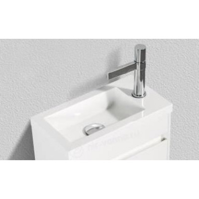 Тумба с раковиной BelBagno Stile Moderno Pietra Mini 40 L Bianco Lucido Тумба с раковиной BelBagno Stile Moderno Pietra Mini 40 L Bianco Lucido